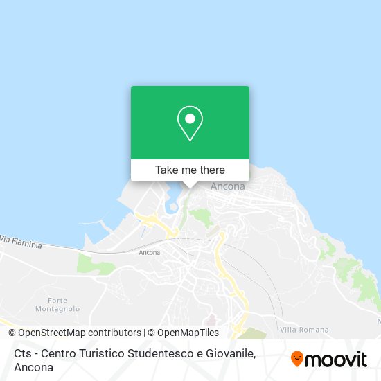 Cts - Centro Turistico Studentesco e Giovanile map