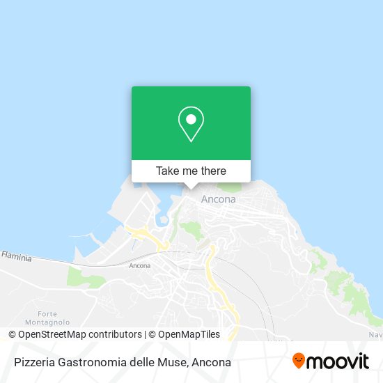 Pizzeria Gastronomia delle Muse map