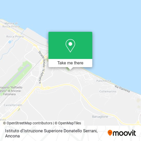 Istituto d'Istruzione Superiore Donatello Serrani map