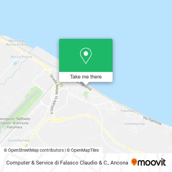 Computer & Service di Falasco Claudio & C. map