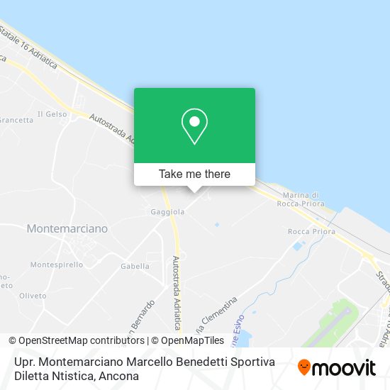 Upr. Montemarciano Marcello Benedetti Sportiva Diletta Ntistica map
