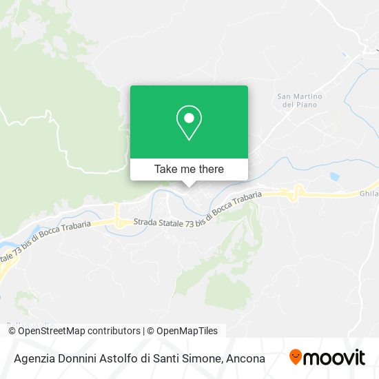 Agenzia Donnini Astolfo di Santi Simone map