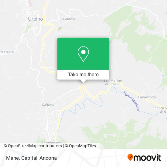 Mahe. Capital map