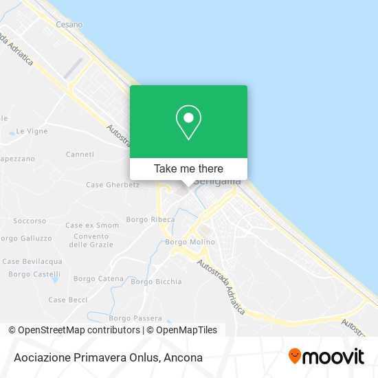 Aociazione Primavera Onlus map