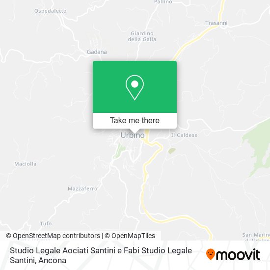 Studio Legale Aociati Santini e Fabi Studio Legale Santini map