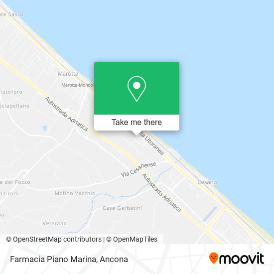 Farmacia Piano Marina map