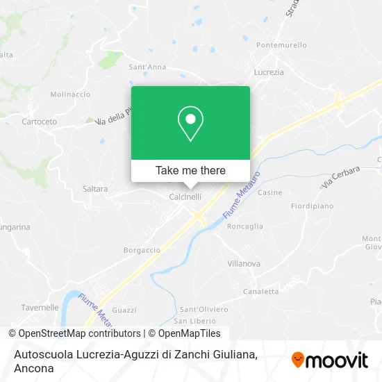 Driving School Lucrezia-Aguzzi of Zanchi Giuliana map