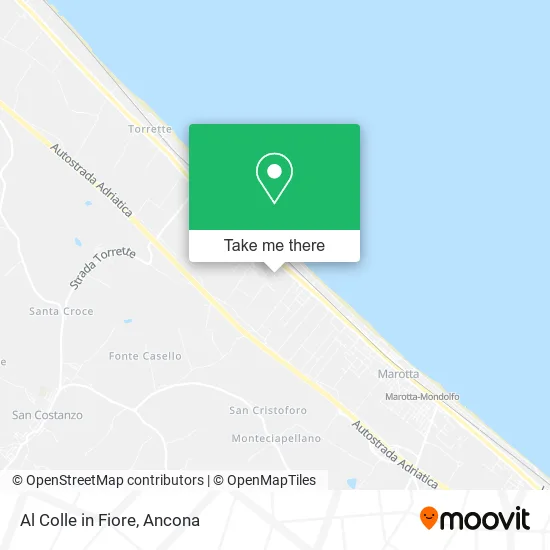 Al Colle in Fiore map
