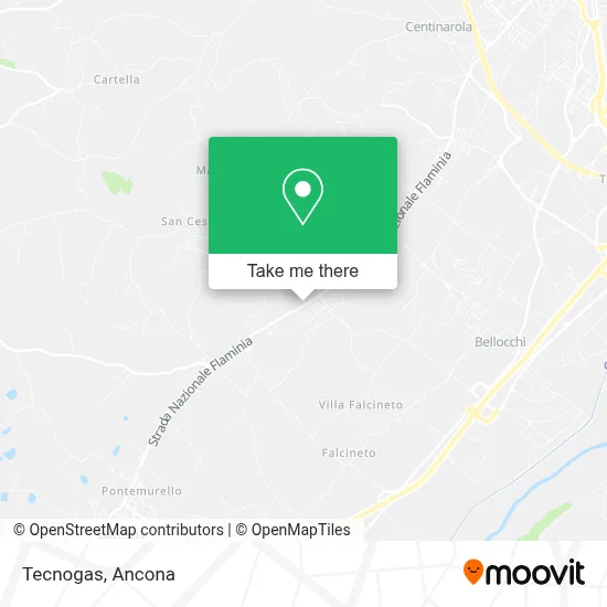Tecnogas map
