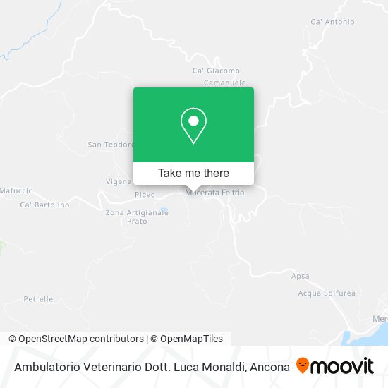 Ambulatorio Veterinario Dott. Luca Monaldi map