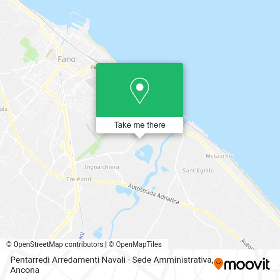 Pentarredi Arredamenti Navali - Sede Amministrativa map