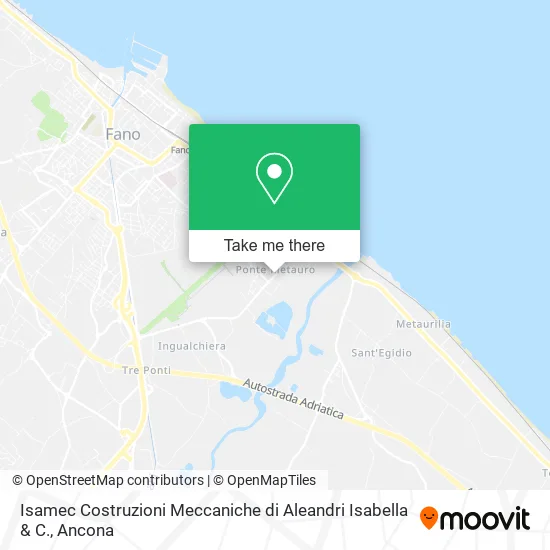 Isamec Costruzioni Meccaniche di Aleandri Isabella & C. map