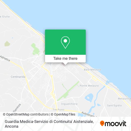 Guardia Medica-Servizio di Continuita' Aistenziale map