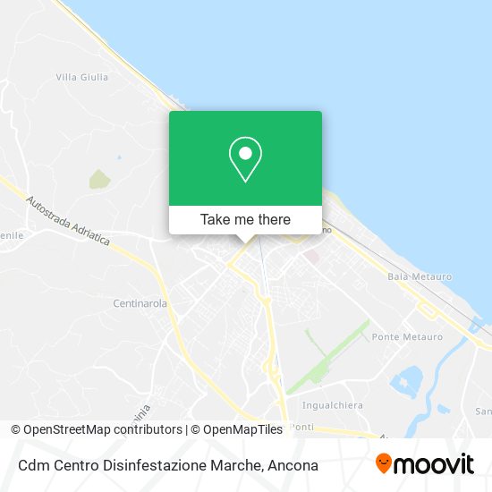 Cdm Centro Disinfestazione Marche map