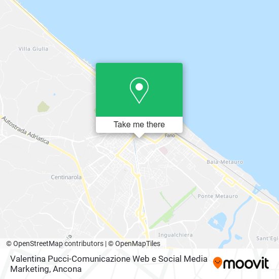 Valentina Pucci-Comunicazione Web e Social Media Marketing map