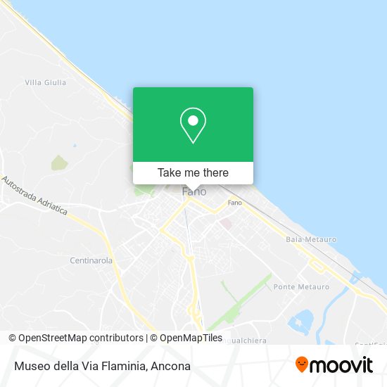 Museo della Via Flaminia map
