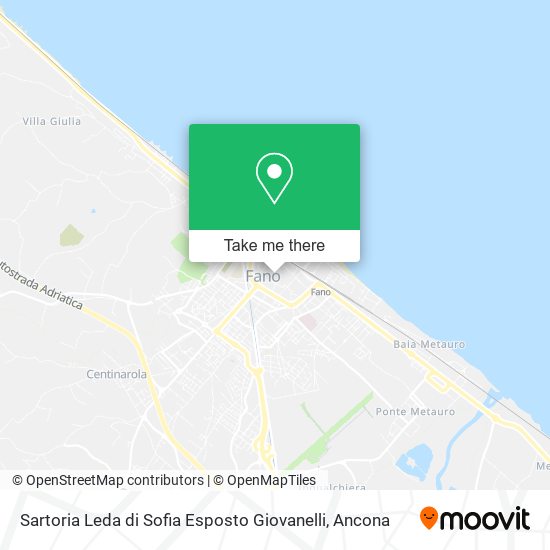 Sartoria Leda di Sofia Esposto Giovanelli map