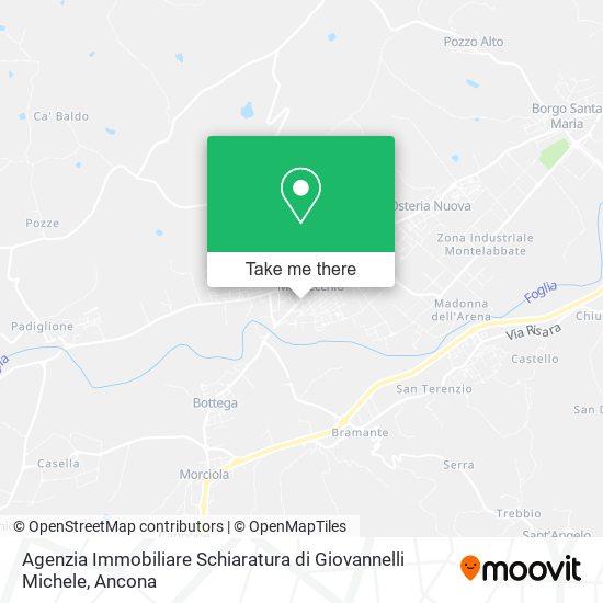 Agenzia Immobiliare Schiaratura di Giovannelli Michele map