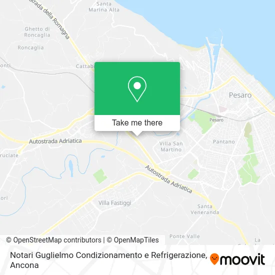 Notari Guglielmo Condizionamento e Refrigerazione map