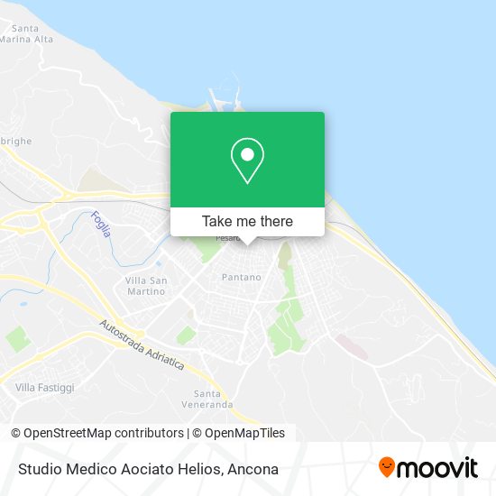 Studio Medico Aociato Helios map