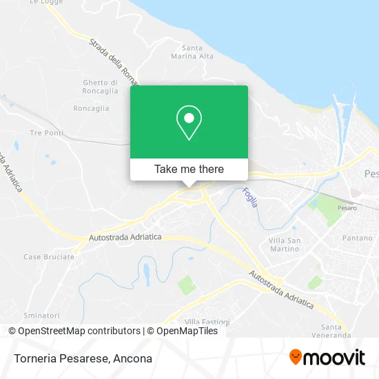 Torneria Pesarese map