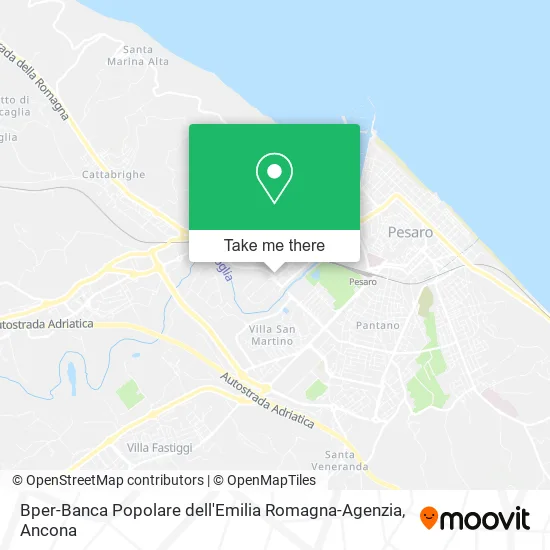 Bper-Banca Popolare dell'Emilia Romagna-Agenzia map