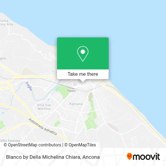 Blanco by Della Michelina Chiara map