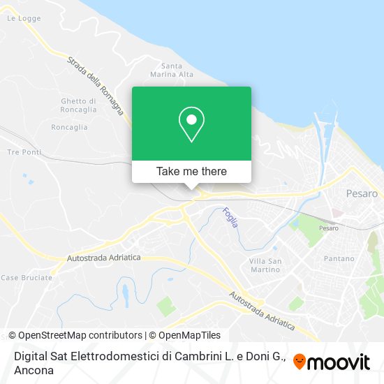 Digital Sat Elettrodomestici di Cambrini L. e Doni G. map