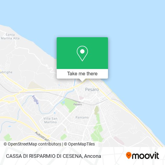 CASSA DI RISPARMIO DI CESENA map