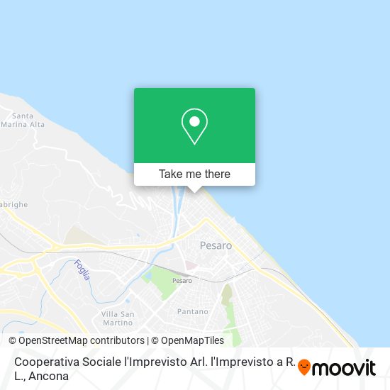 Cooperativa Sociale l'Imprevisto Arl. l'Imprevisto a R. L. map