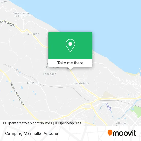 Marinella Camping map