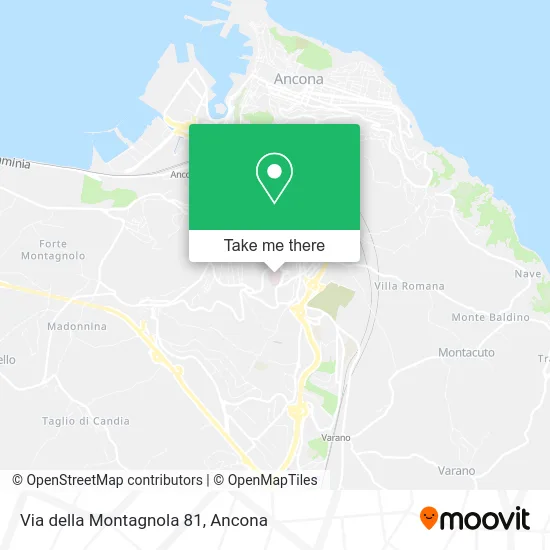 Montagnola Street 81 map