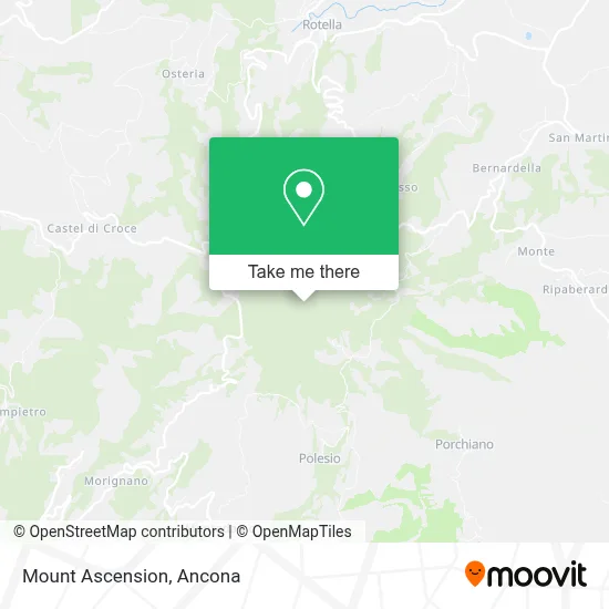 Mount Ascension map