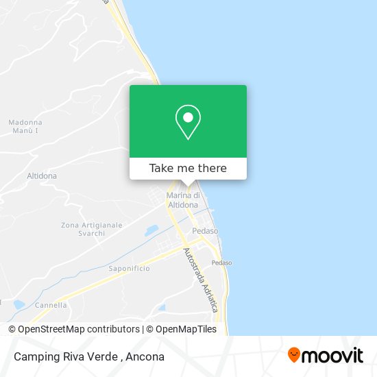 Camping Riva Verde map