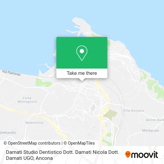 Damati Studio Dentistico Dott. Damati Nicola Dott. Damati UGO map