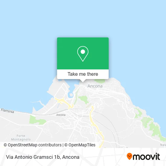 Antonio Gramsci Street 1b map