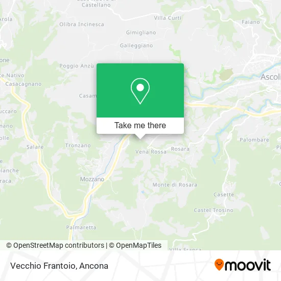 Vecchio Frantoio map