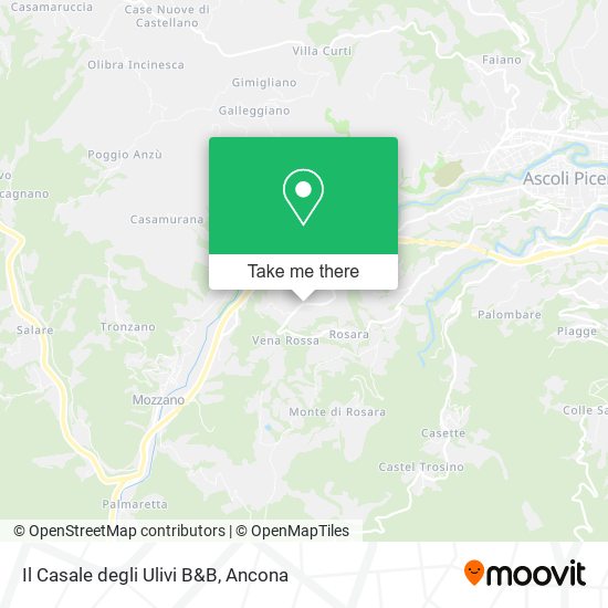 Il Casale degli Ulivi B&B map