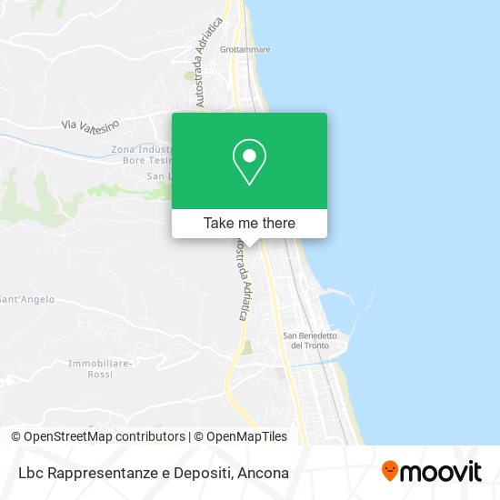 Lbc Rappresentanze e Depositi map