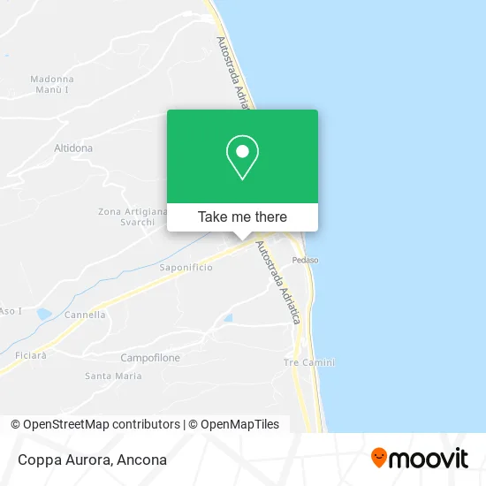 Coppa Aurora map