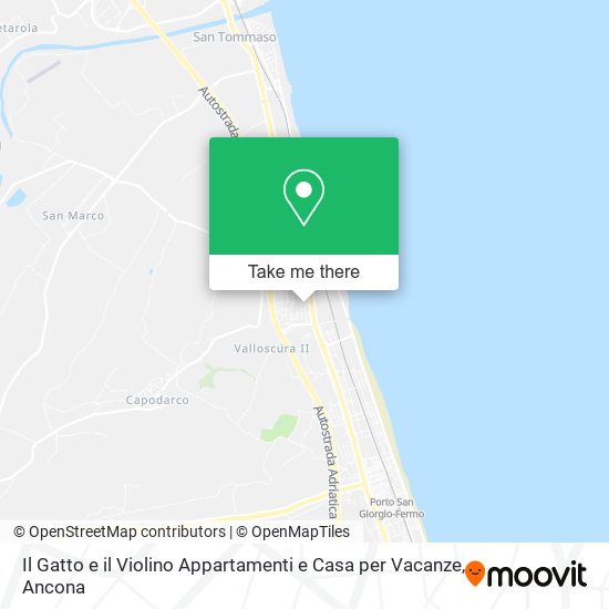 Il Gatto e il Violino Appartamenti e Casa per Vacanze map
