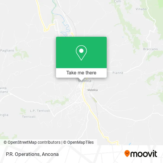 P.R. Operations map