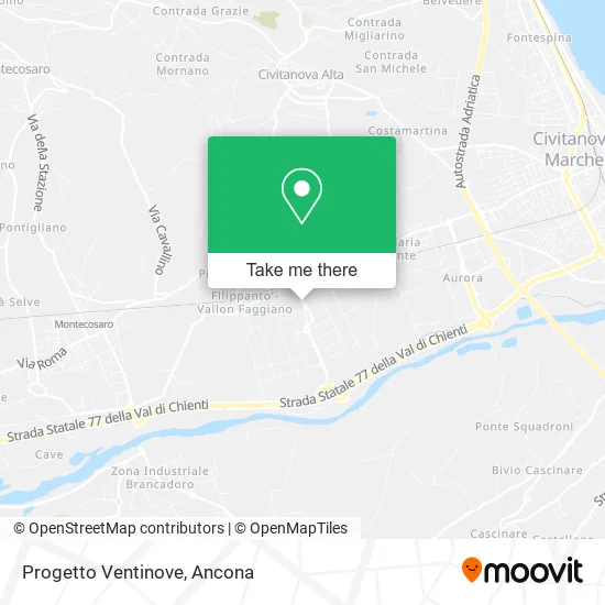 Progetto Ventinove map