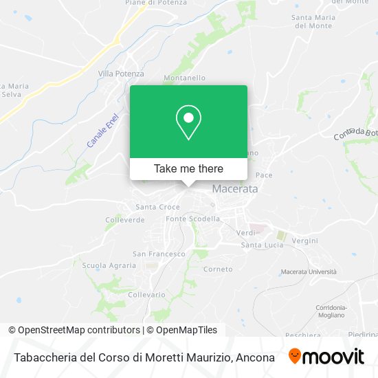 Tabaccheria del Corso di Moretti Maurizio map
