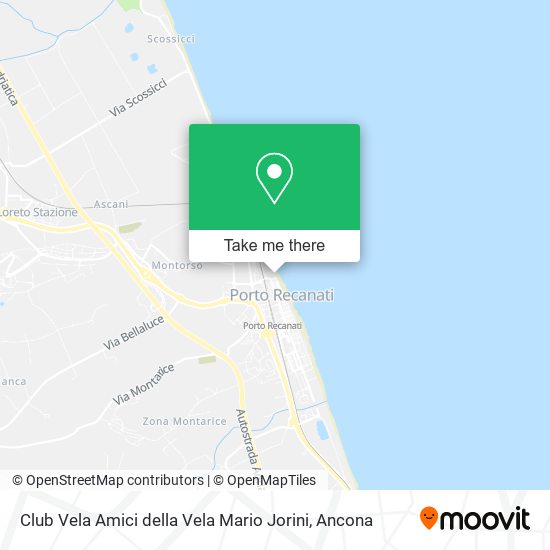 Club Vela Amici della Vela Mario Jorini map