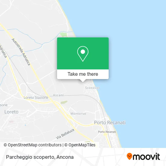 Parcheggio scoperto map