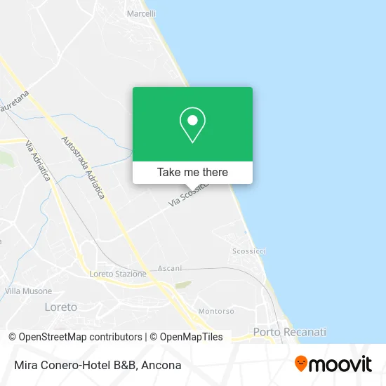 Mira Conero-Hotel B&B map