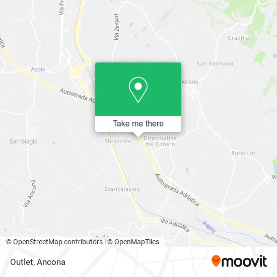 Outlet map