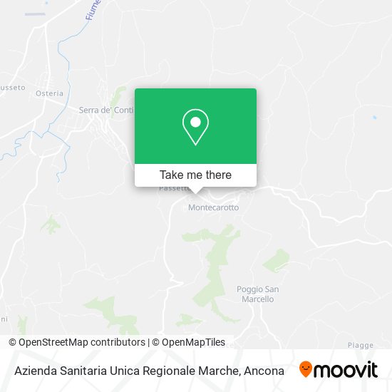 Azienda Sanitaria Unica Regionale Marche map
