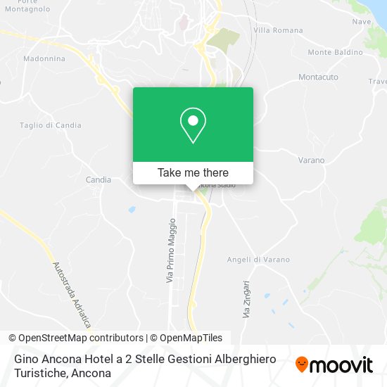 Gino Ancona Hotel a 2 Stelle Gestioni Alberghiero Turistiche map